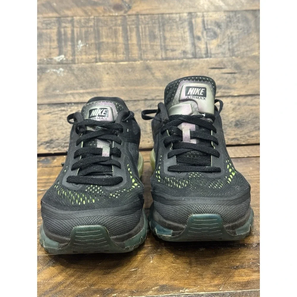 Nike Air Max 2014 Men's‎ Size 11 Photo Blue Black Green Running Shoes Sneakers